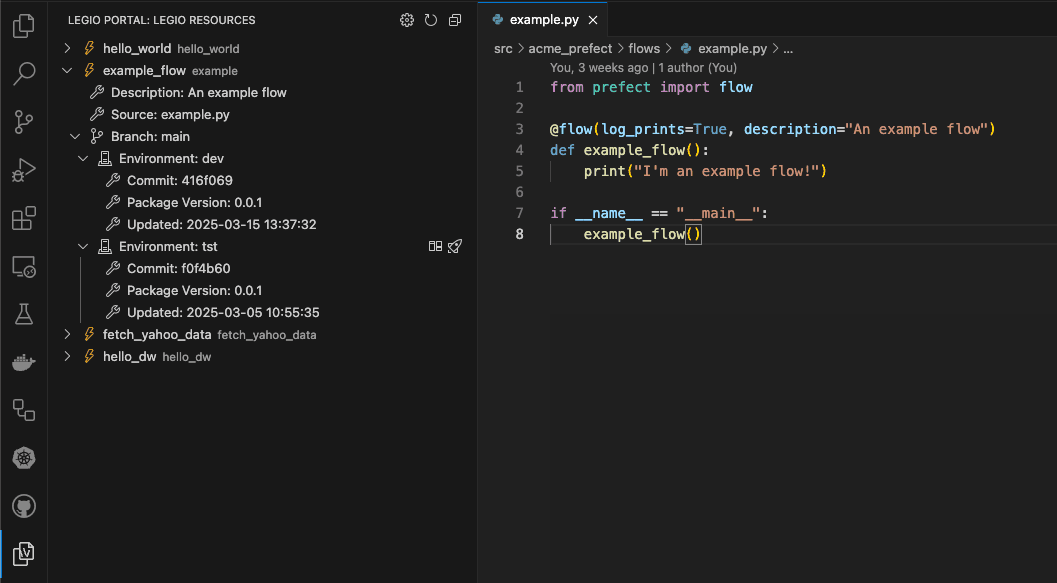VS Code Extension screenshot